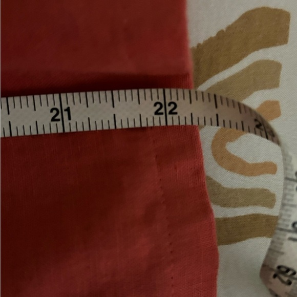 Stella & Dot Womens Double Take 2 Way Puff Sleeve XXL Coral Cardigan Linen Blend - Picture 8 of 11